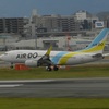 AIR DO  B737-700　福岡空港ランディング