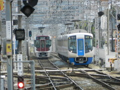 筑紫駅通過の3000形特急