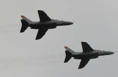 福岡空港T-4　2機同時離陸　3