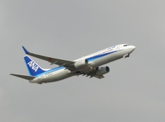 福岡空港ANA　B737-800離陸　1