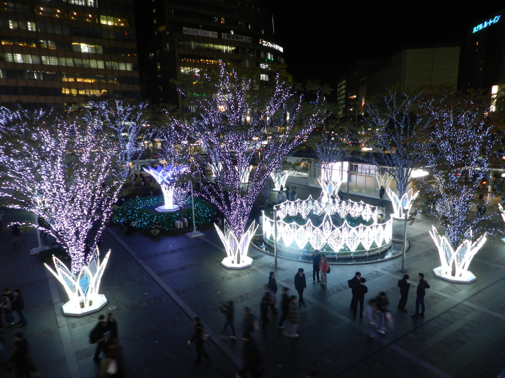 博多シティのイルミネーション　3