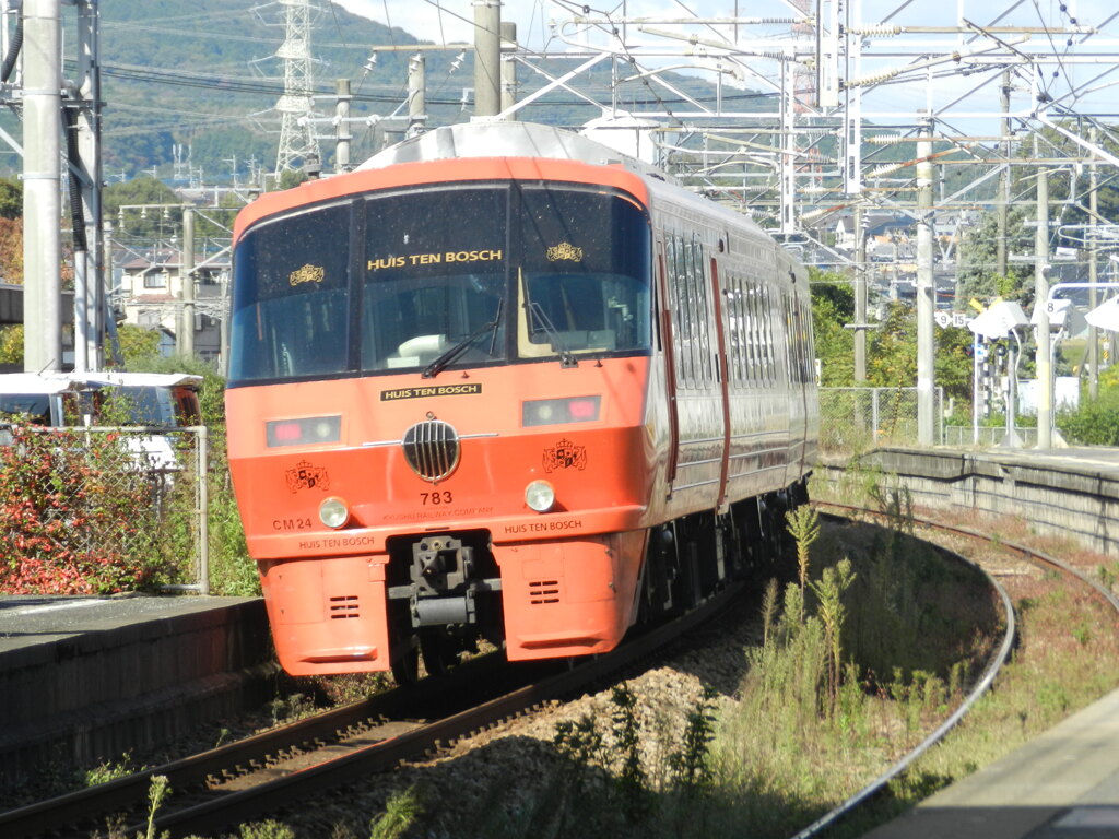 JR九州　783系の通過　2