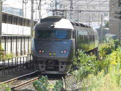 竹下駅通過の787系リレーかもめ