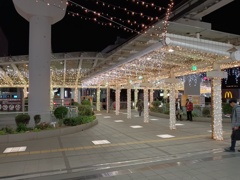 夜の小倉駅前イルミネーション　3