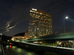 福岡市百道浜の夕暮れ　2