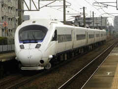 885系特急の通過