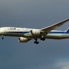 ANA B787-9 　福岡空港ランディング