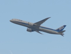 ANA  B787-9  JA936A　福岡空港離陸