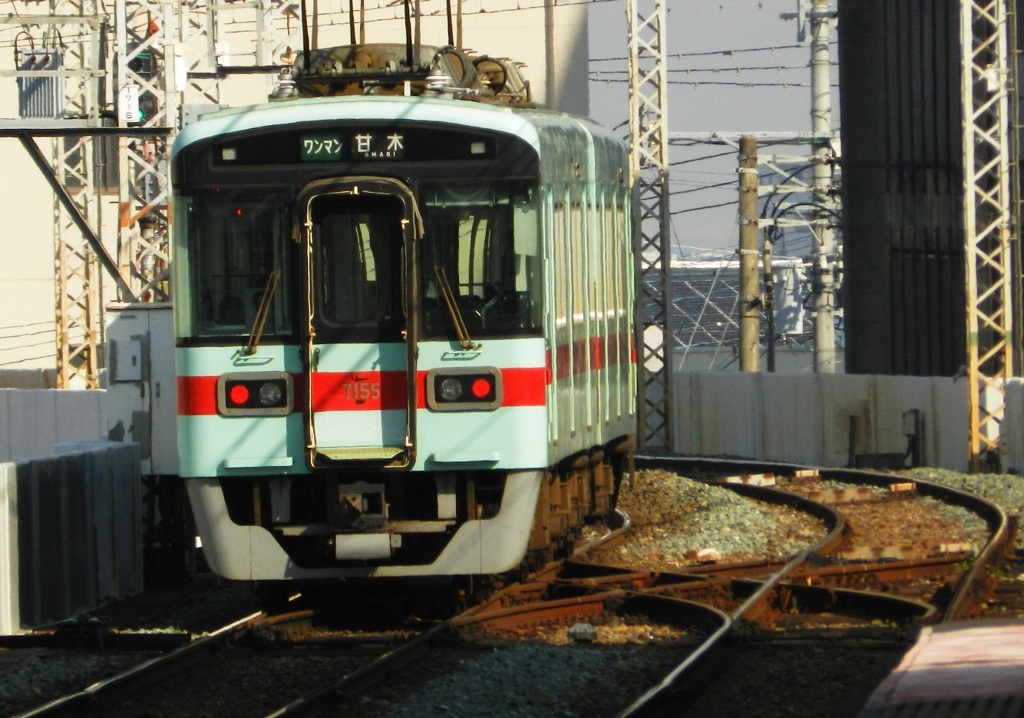 西鉄久留米駅より7050形普通