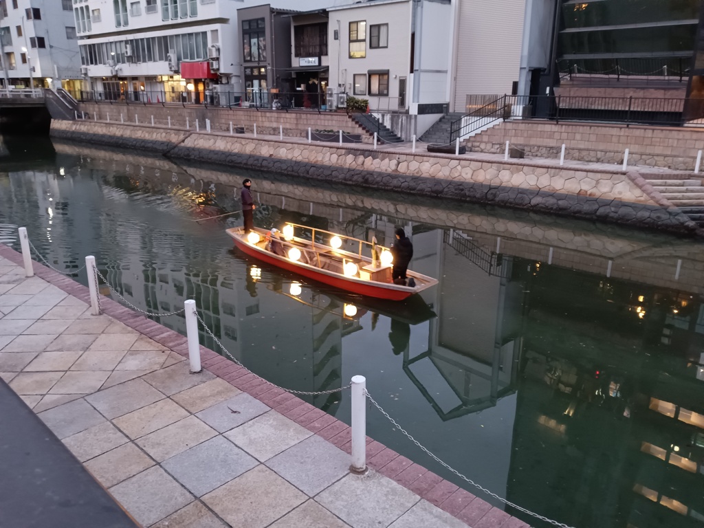 福岡中洲の川下り　②