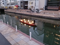 福岡中洲の川下り　②