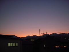 夕日が綺麗