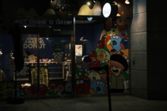 営業を終えたドーナツ屋さん