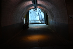 トンネルを抜けたら滝だった