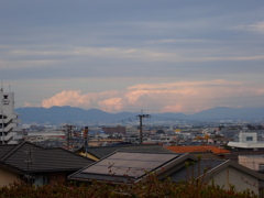 季節外れの入道雲