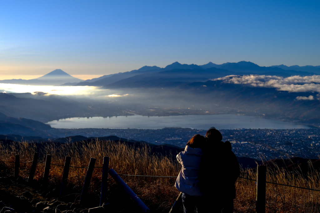 高ボッチ山頂より