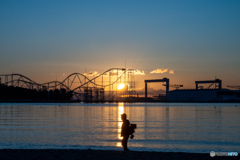 ジェットコースターへ昇りゆく