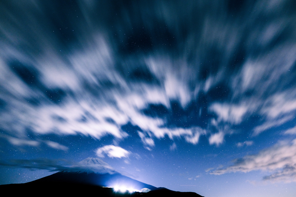 十里木高原展望台より