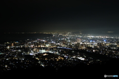 香貫山からの駿河湾と夜景