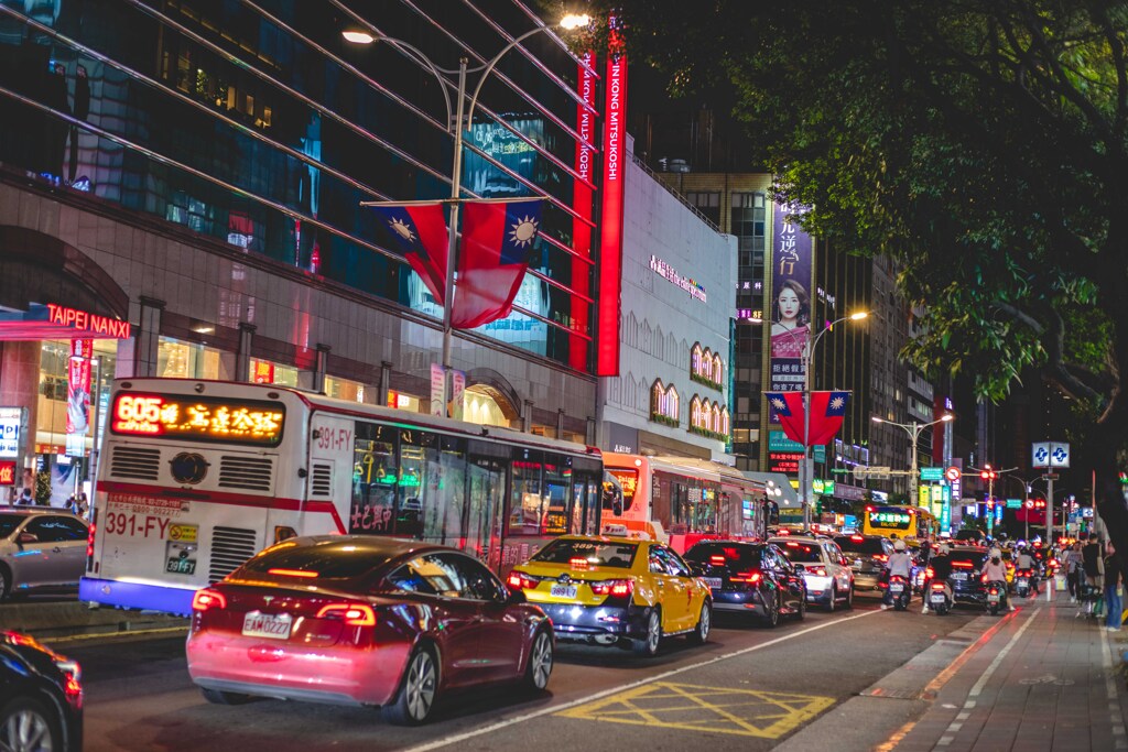 台北の夜