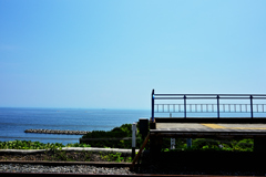 滝の茶屋駅から見た瀬戸内海