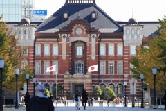 行幸通りから見る東京駅