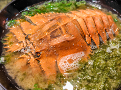 ウチワエビの味噌汁