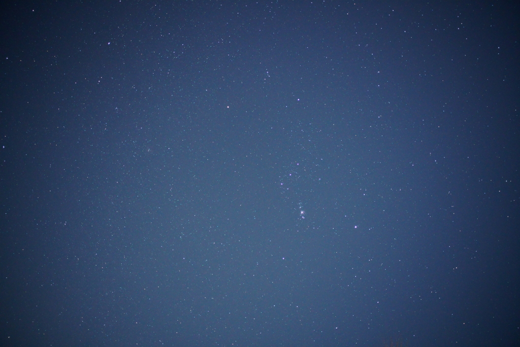 オリオンをなぞる