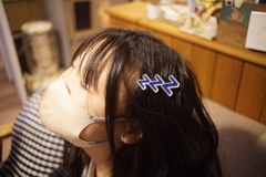 常に寝てる娘(ヘアピン)