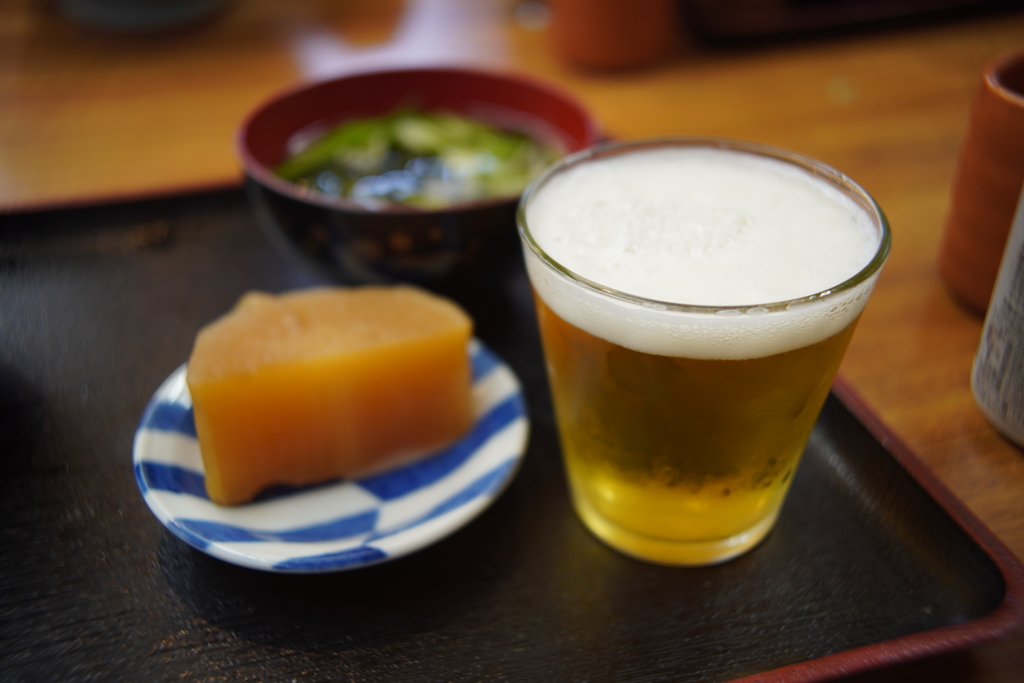 定食屋ビール