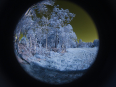 赤外線魚眼レンズ