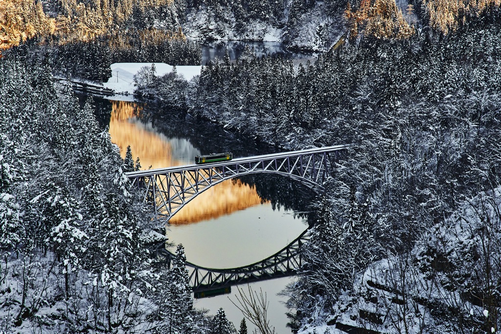 真冬の只見線