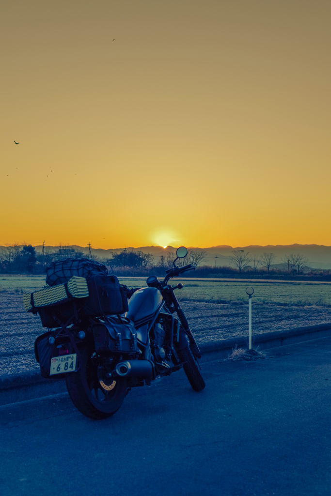 旅人の初日の出