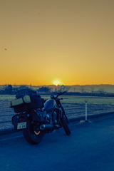 旅人の初日の出