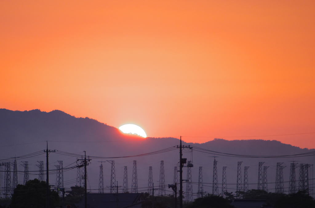 沈んでいく・・・