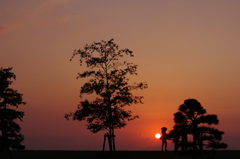 松江夕景