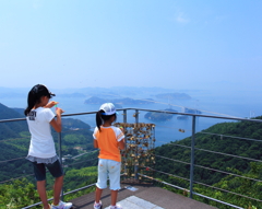 亀老山展望台