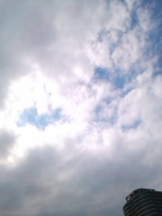 もうすぐ晴れるよ