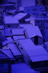 青い街