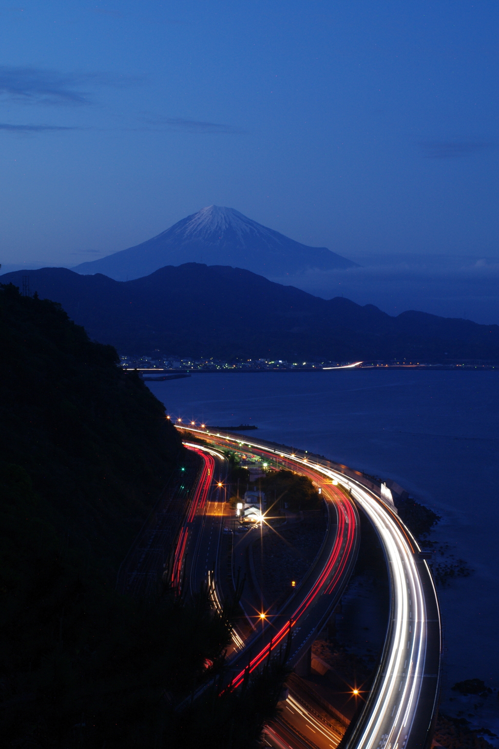 さった峠夕景