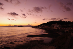 稲村夕景