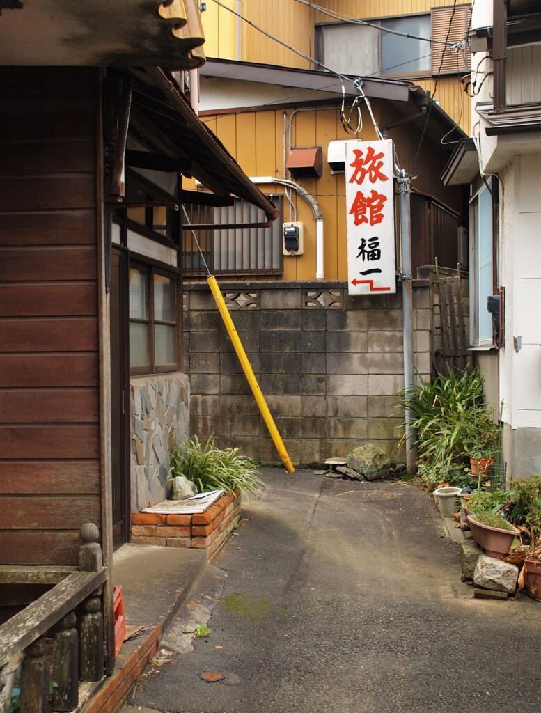 成田の路地裏