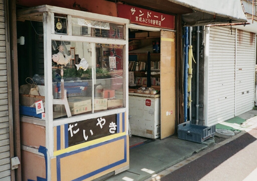 デミと街中散歩(フイルム)