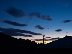 夜の帳が降りる頃