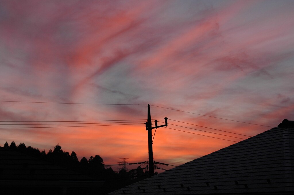 師走の夕暮れ