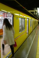 銀座線に乗る