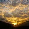 年の瀬の夕暮れ