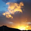 ドラマチックな夕暮れ