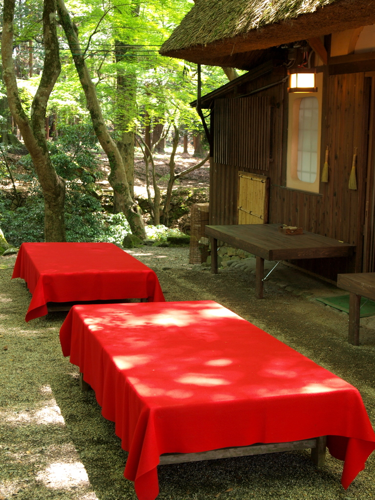 木陰の茶屋