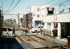 デミと街中散歩(フイルム)